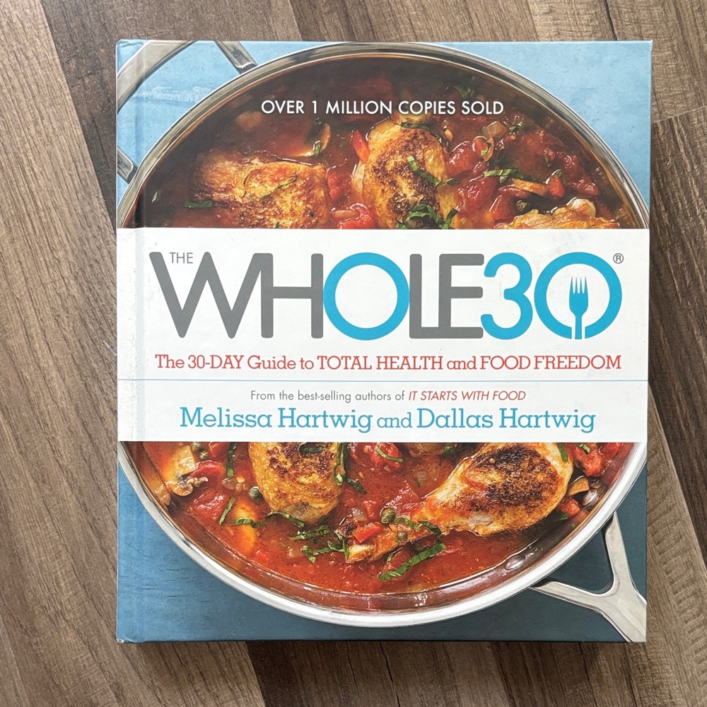Cookbook with Blue Cover